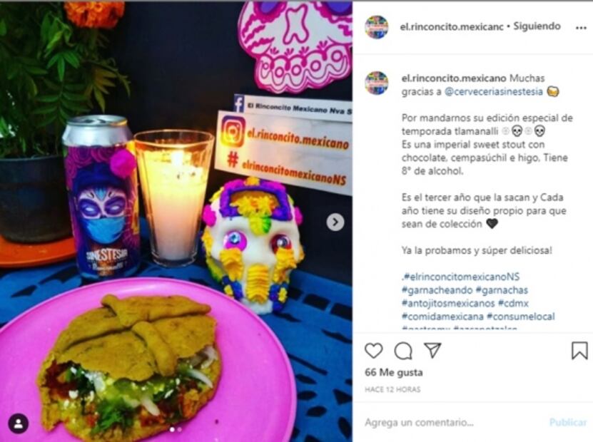 Gordita de chicharrón en forma de pan de muerto, galletas de calabaza, concha muerta y más