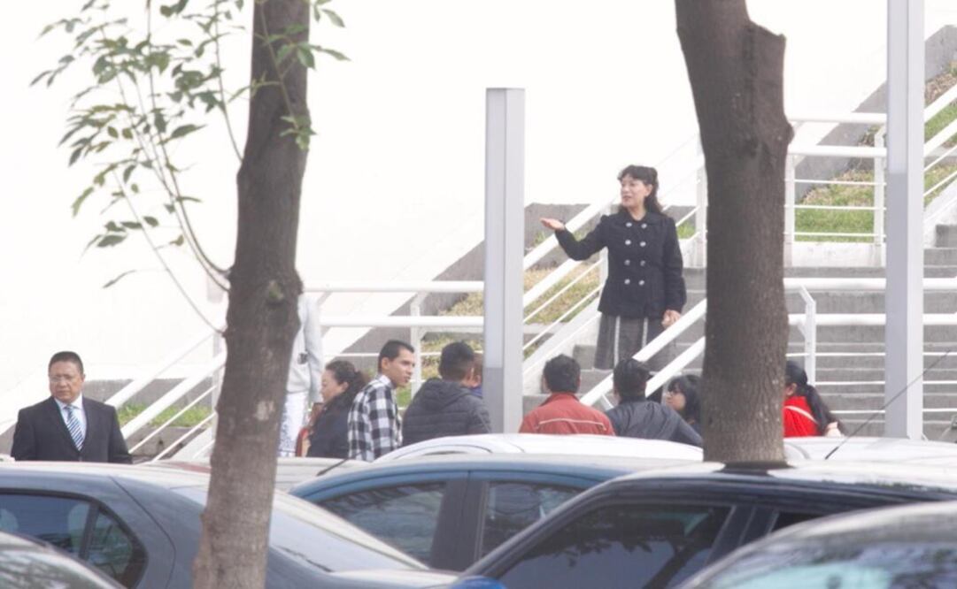 Araceli Osorio, a su llegada a los juzgados del Reclusorio Oriente. Foto: Germán Espinosa / EL UNIVERSAL 