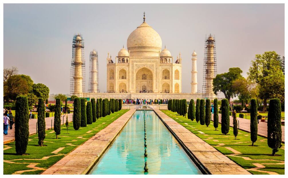El Taj Mahal se encuentra en la lista de Patrimonio de la Humanidad. Imagen: Freepik