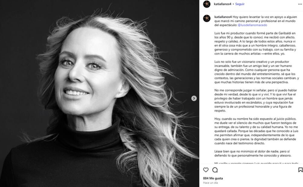 La cantante dedicó un extenso mensaje al productor. Foto: Instagram.