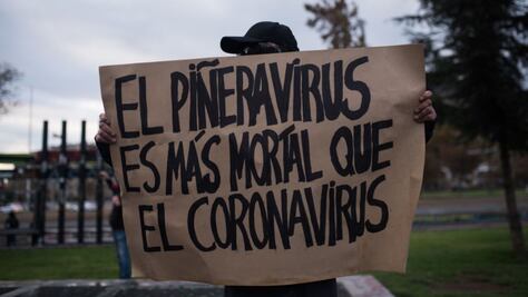 "El sistema es más cruel que el coronavirus": rebrotan manifestaciones en Chile