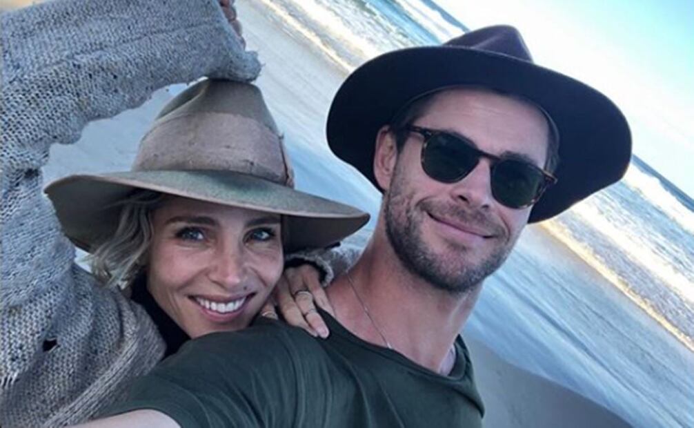Elsa Pataky y Chris Hemsworth. Foto: Instagram