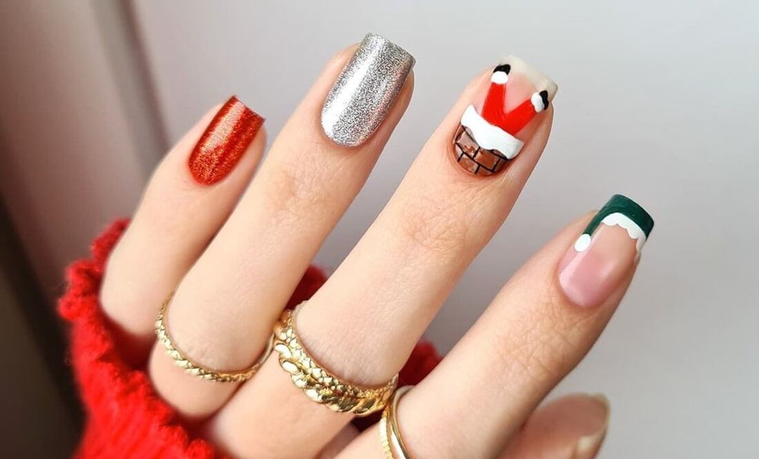 Toda la magia de la Navidad se puede llevar en las uñas / Fotos: Instagram @pippypolish