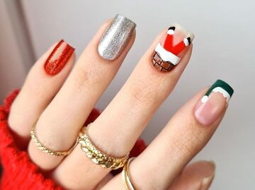 Los mejores diseños de uñas para Navidad