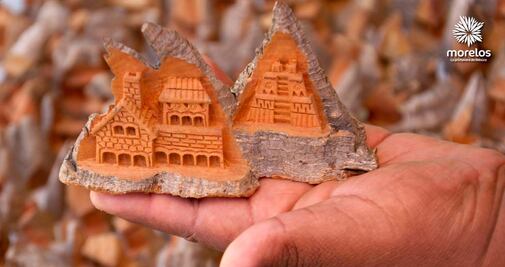 El souvenir de Tepoztlán: casitas de pochote