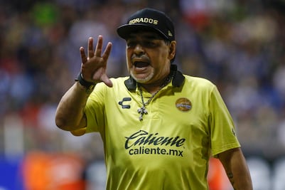 Diego Armando Maradona abre la puerta para irse de Dorados