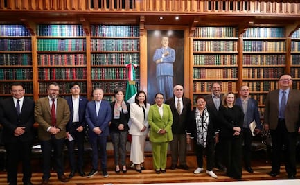 Magistrados del TEPJF se reúnen con Pablo Gómez e integrantes de la comisión presidencial para la reforma electoral