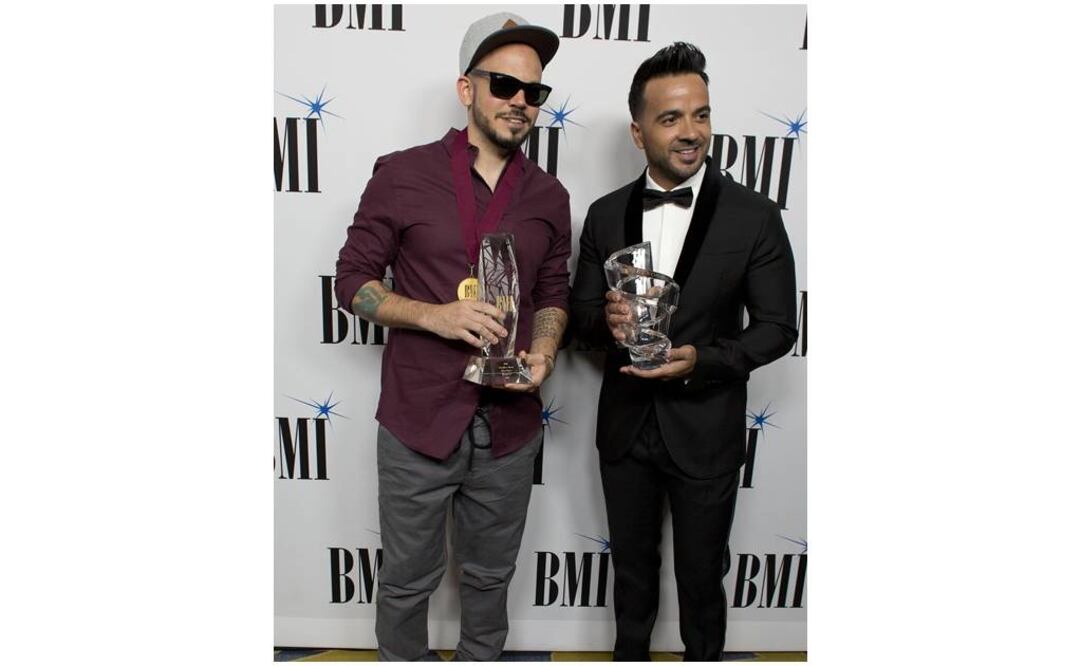 Luis Fonsi y Residente, premiados. Foto: EFE
