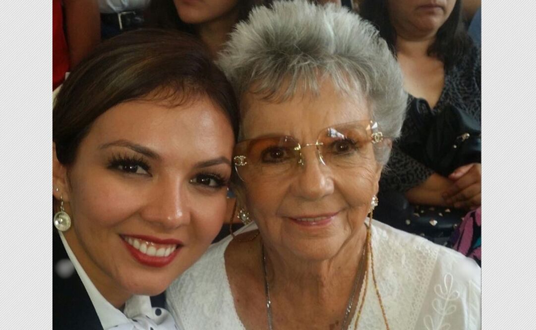 Lupita Infante y su abuela Lupita Torrentera.