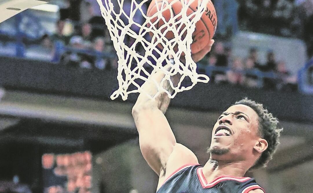 DeMar DeRozan fue el mejor hombre de los de Toronto. (TANNEN MAURY. EFE)