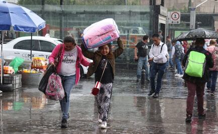 Llueve en 7 alcaldías; se registran encharcamientos en varios puntos de la capital