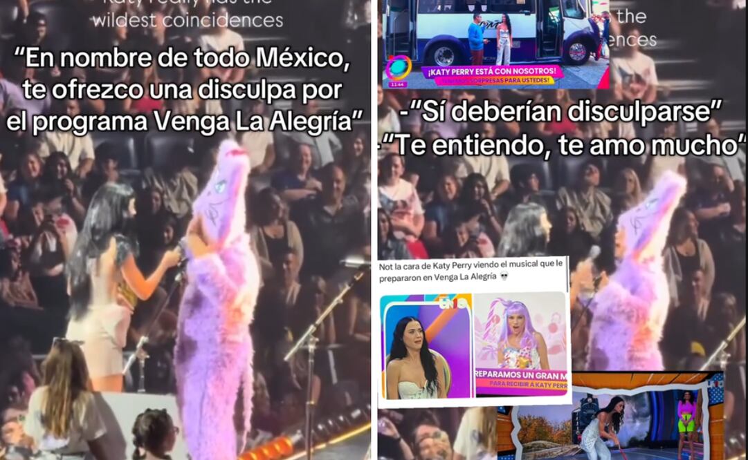 Un fan subió al escenario durante un concierto para pedir perdón a la cantante por la incómoda visita que tuvo en el programa matutino
Foto: Captura de pantalla en TikTok