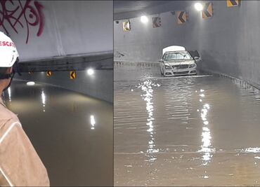 Mueren 2 personas tras quedar atrapadas en túnel inundado por lluvia en Zapopan, Jalisco