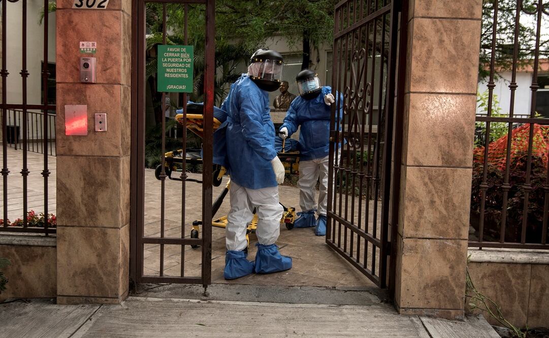 Asilo en Nuevo León con brote de coronvirus. Foto: EFE