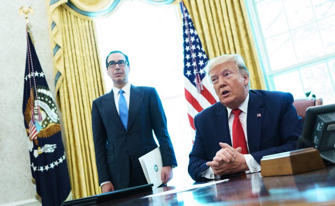 Donald Trump, presidente de Estados Unidos, anuncia sanciones a Irán (Foto: EFE)