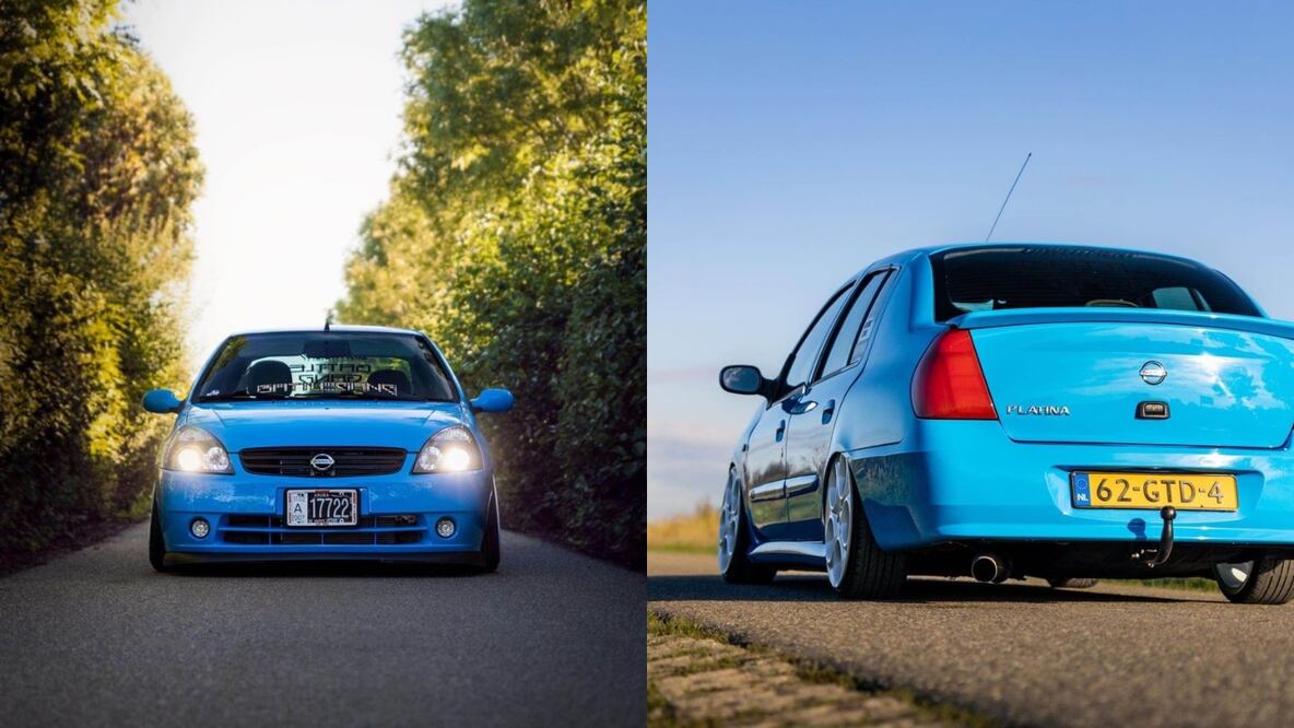 Un Nissan Platina mexicano que está a la venta en Holanda