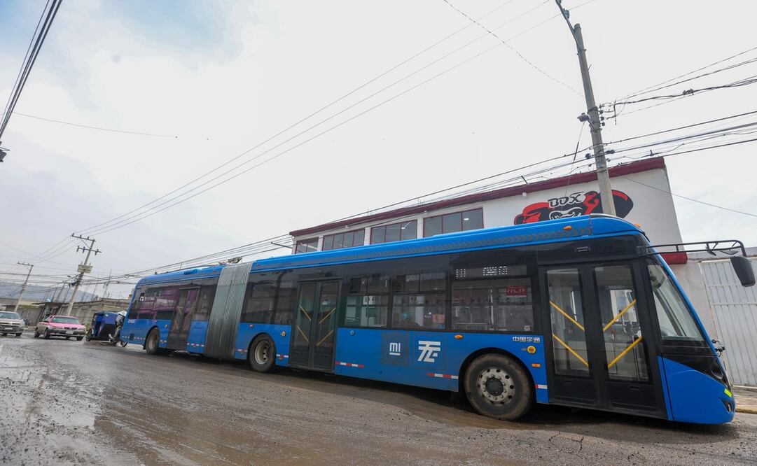 Gobernadora Delfina Gómez anunciará segunda línea de Trolebús para el Oriente del Edomex. Foto: Axel Sánchez