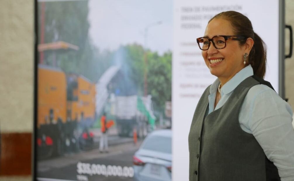 Cada calle pavimentada es también una acción de paz y de justicia”, expuso Azucena Cisneros.
Foto: Especial.