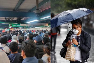 ¡Tómalo en cuenta! Reportan lluvia generalizada en la CDMX; Metro registra retrasos en 4 líneas