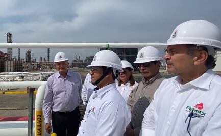 AMLO presume rehabilitación de refinería de Salina Cruz; se está logrando sin corrupción, dice