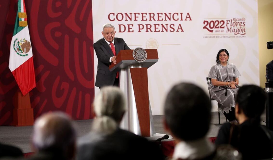 El presidente Andrés Manuel López Obrador llamó a la población a "una avalancha” por todos los candidatos para que siga la llamada cuarta transformación. Foto: Germán Espinosa