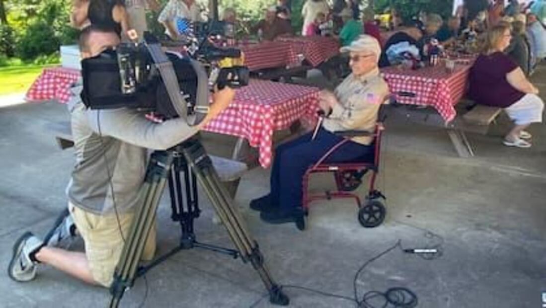 El secreto de la longevidad a los 103 años. Fuente: Facebook Frank Pugliano Jr.