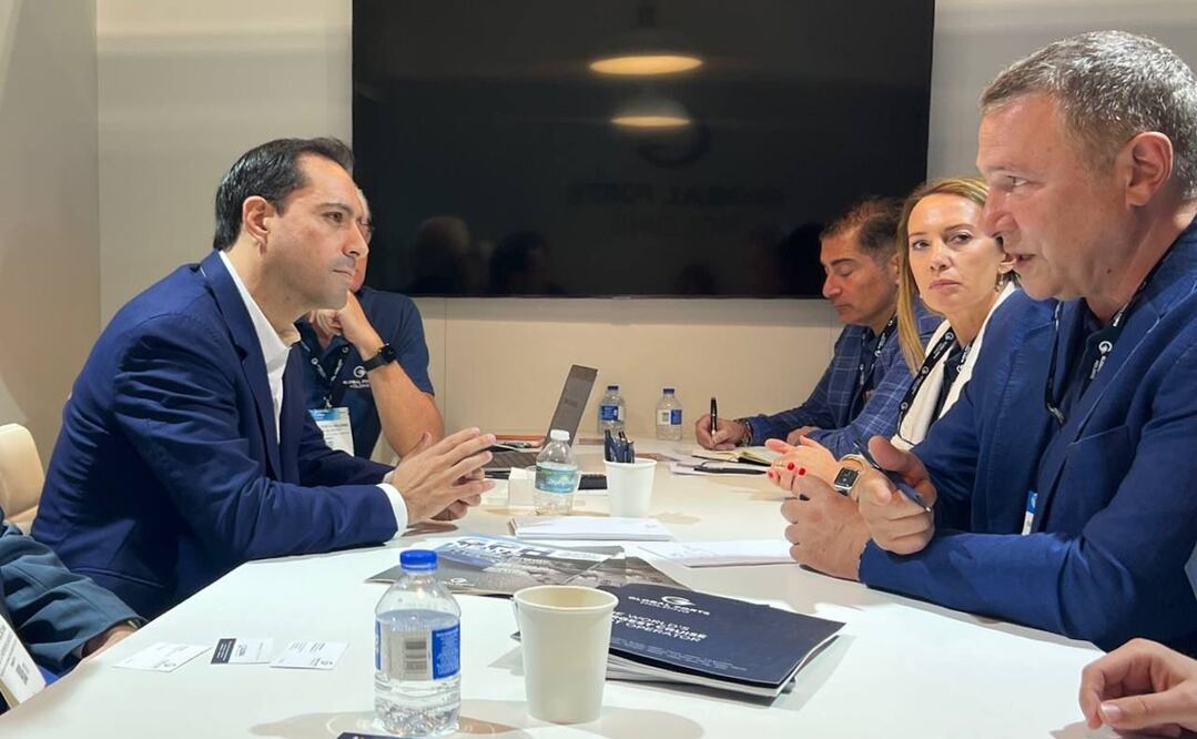 El gobernador sostuvo reuniones de trabajo con representantes de importantes industrias como Fincantieri, Boskalis Dragamex y Global Ports Holding para detonar el crecimiento portuario del estado. Foto: Especial