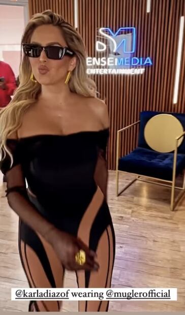 Karla Díaz y Belinda usan los mismos leggins transparentes mega hot