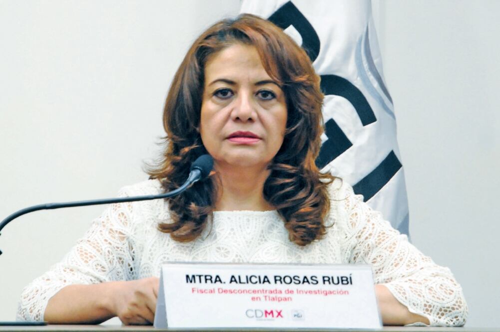Seguimiento. Alicia Rosas Rubí, fiscal desconcentrada de investigación de Tlalpan, detalló que la víctima sigue en el hospital (ARCHIVO EL UNIVERSAL)