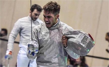 El esgrimista mexicano Gibran Zea logra medalla de oro y su pase a los Juegos Olímpicos