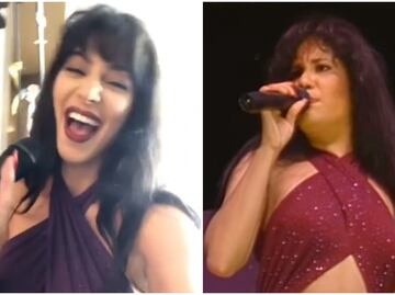 Kim Kardashian se disfraza de Selena Quintanilla