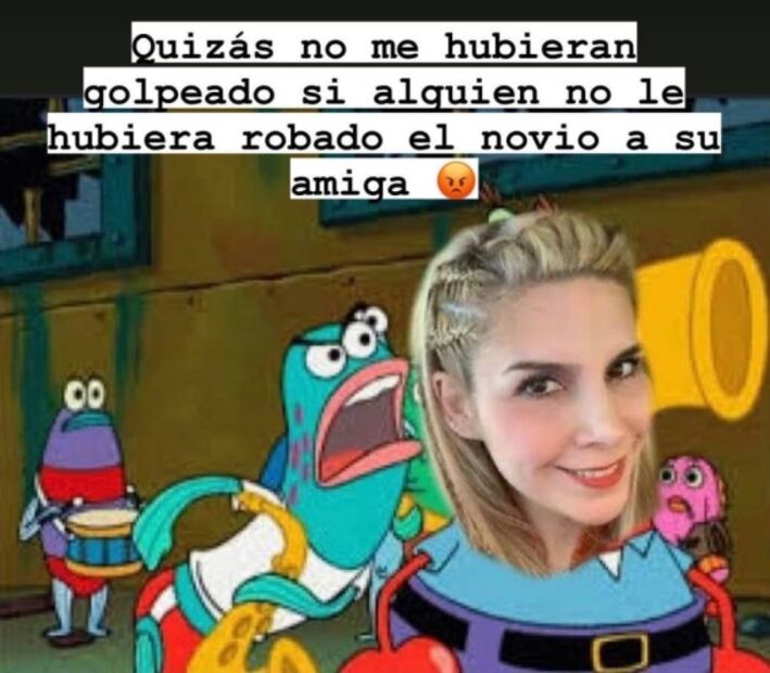 Alfredo Adame cuestiona con meme si la culpable de su golpiza fue Karla Panini