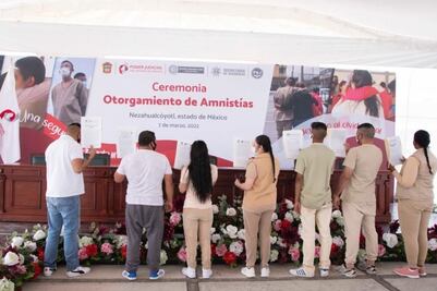 A un año de la aplicación de la Ley de Amnistía, han sido liberadas 2 mil 279 personas en Edomex
