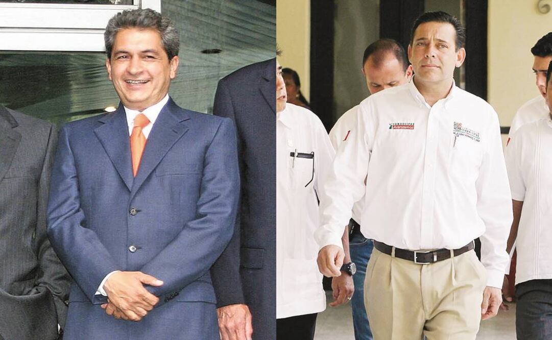 Los ex gobernadores priístas de Tamaulipas, Tomás Yarrington Ruvalcaba (1999-2004), y Eugenio Hernández Flores (2005-2010), son señalados por irregularidades en sus mandatos (ARCHIVO EL UNIVERSAL)