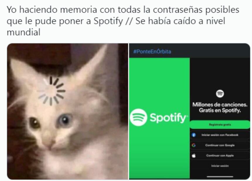 Spotify presenta fallas y ya hay memes