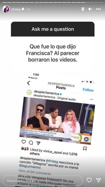 Frida Sofía vive complicado momento cuando la cuestionan sobre su madre Alejandra Guzmán.