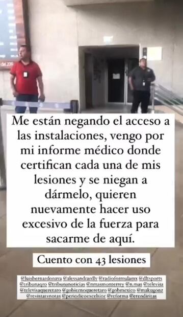Florencia Alducin compartió las lesiones que sufrió. Foto: Instagram
