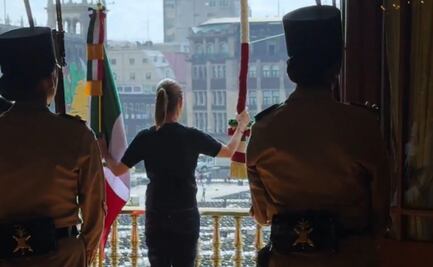 VIDEO: Así practica Sheinbaum para dar su primer grito este 15 de septiembre