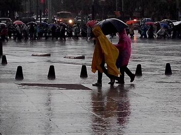Llueve en 14 delegaciones de la Ciudad de México 