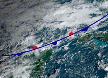 Frente frío 9 mantiene cerrados y con lluvias los puertos de Yucatán