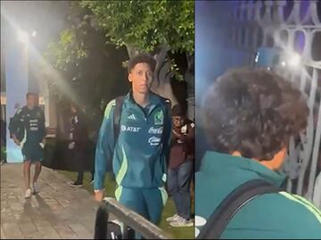 VIDEO: La Selección Mexicana llegó a Puebla y solamente un jugador se paró a saludar a los aficionados
