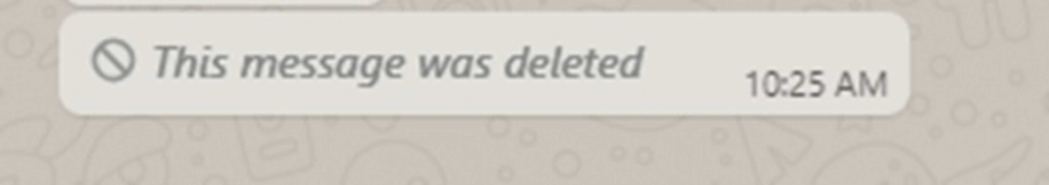 Cómo leer un mensaje eliminado en WhatsApp