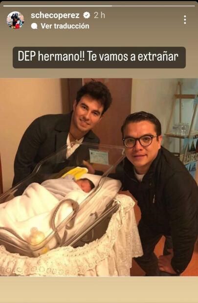 Checo Pérez está de luto: “DEP hermano, te vamos a extrañar”