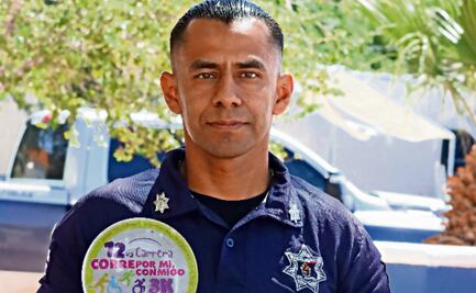 El policía que conquista medallas en carreras