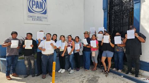 Cerca de 100 panistas de Yucatán renuncian al partido; aseguran haber sido relegados y marginados