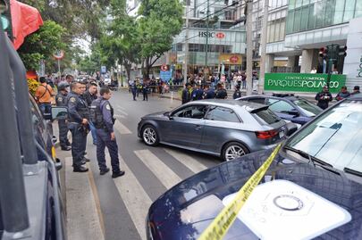 Ejecutan a conductor de Audi en inmediaciones de Polanco