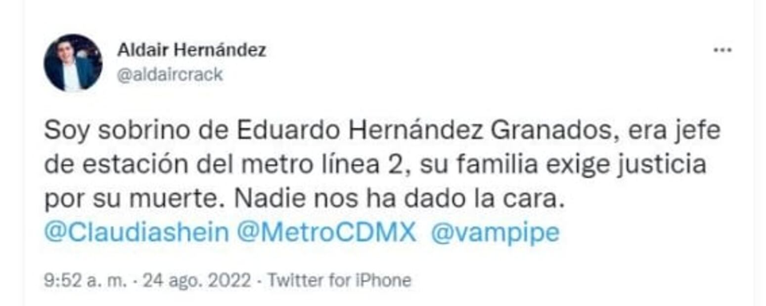 "Lo mandaron a las vías, murió por inexperiencia de otros empleados", Sobrino de trabajador arrollado por tren pide justicia  