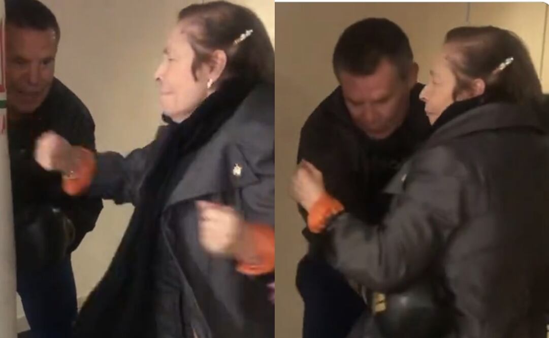 Julio César Chávez le enseña a boxear a su mamá