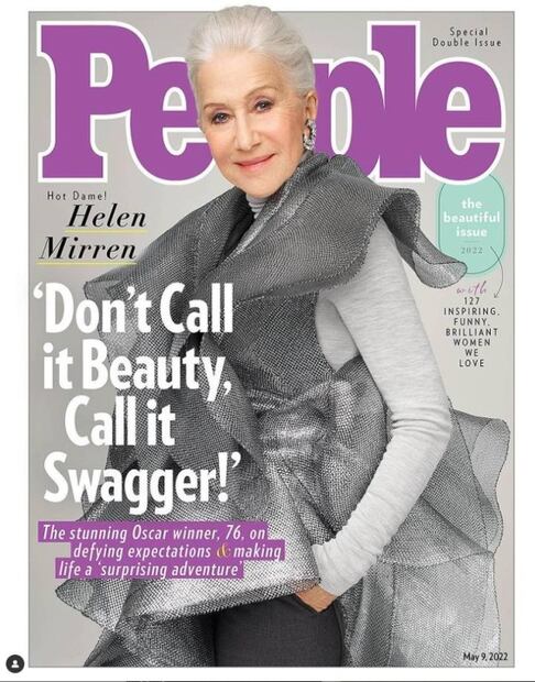 Helen Mirren recibe elogios de Vin Diesel; es reconocida por "People" como una de las más bellas