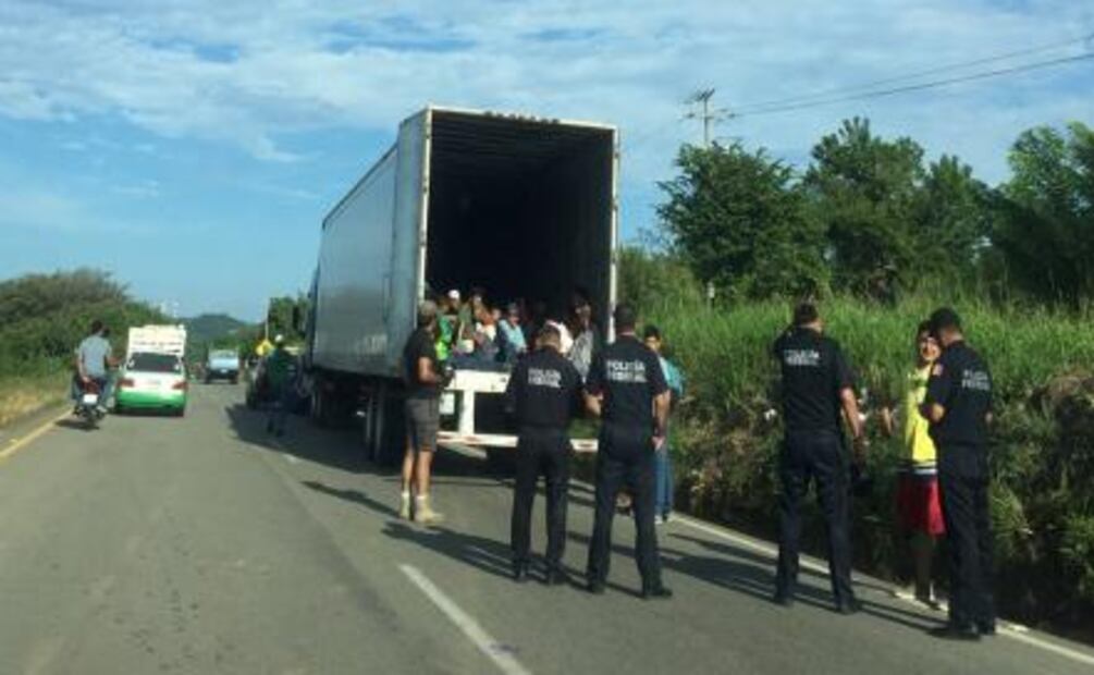 Segunda caravana migrante avanza hacia Arriaga, Chiapas